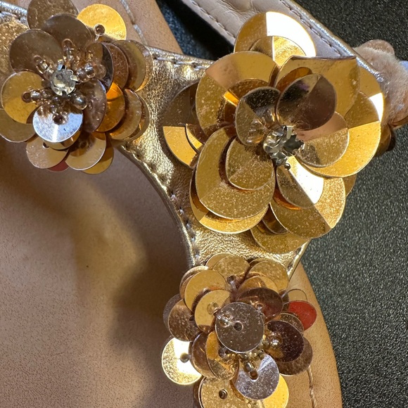 Unionbay Women beaded sandals gold - Size 9.5 - Picture 7 of 8